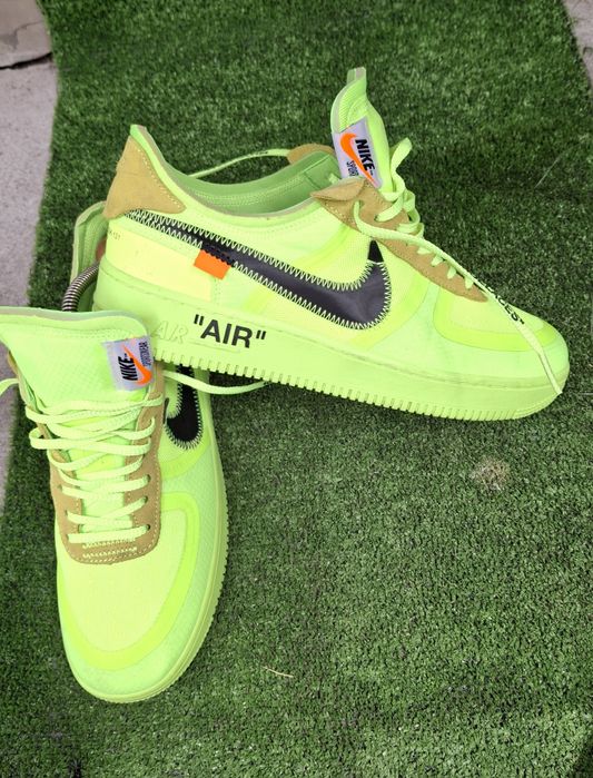 Nike air force 1 Low  off white Volt
