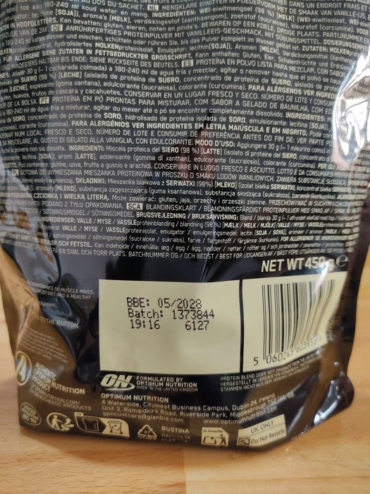 4 Bucăți / 1.8 kg - Optimum Nutrition "Whey Protein"