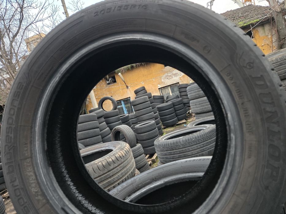 4бр. 205 55 16 Dunlop летни.