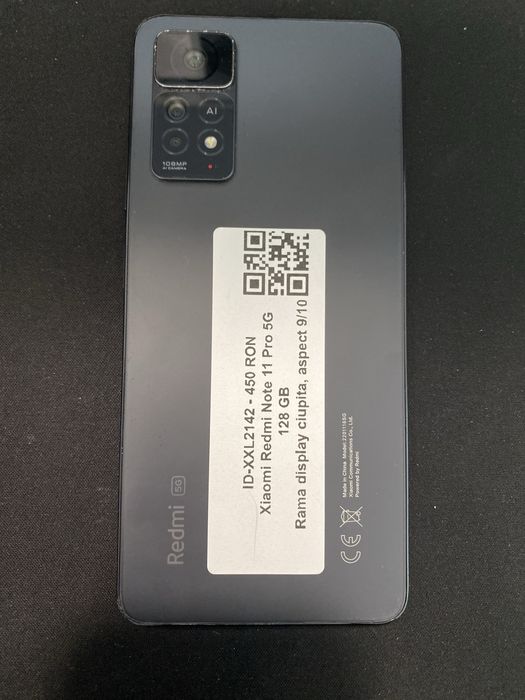 Xiaomi Redmi Note 11 Pro 5G 128GB ID-XXL2142
