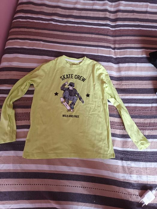 Риза SMC нова,Тениска HM,със скейтър,блузи летни, рокля на цветя