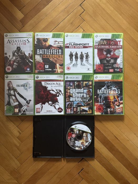Xbox 360 complet – controller + jocuri incluse