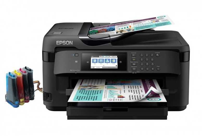 Multifunctional color A3+ Epson WF7710 cu CISS, WIFI, garantie 1 an