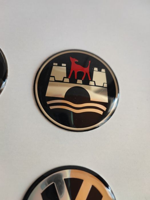 Емблема волан VW GTI Wolfsburg 45мм, 56мм ГТИ емблеми