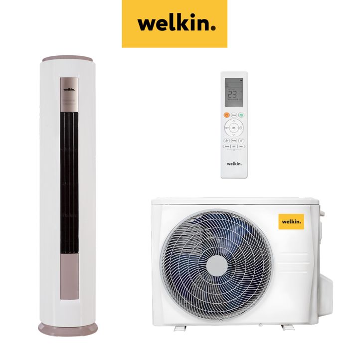 Колонный кондиционер от завода Midea модель Welkin inverter 24.000btu