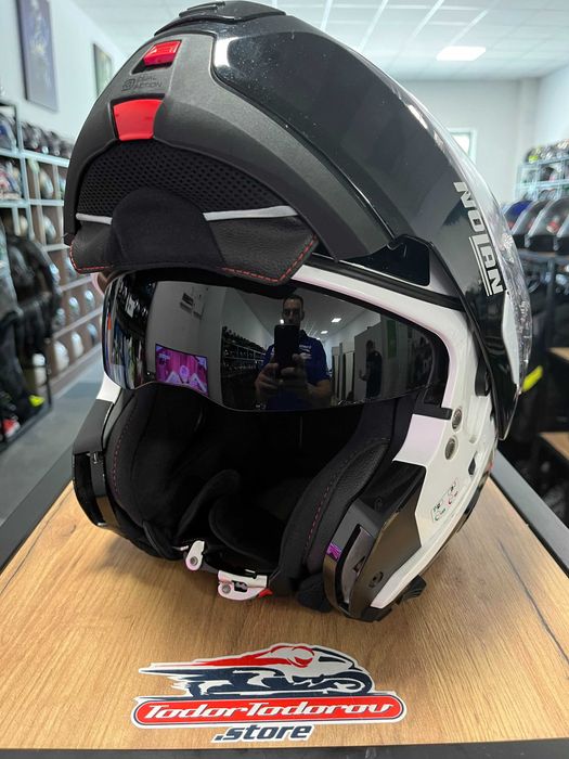 Отваряема мото каска NOLAN N100.5 ,размер L 59-60 см. вградени очила,