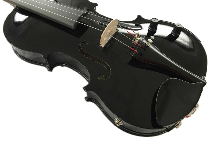 Vioara electro-acustica Vol.+Ton NEGRU 4/4 Hora Reghin Set 1