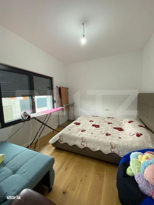 Casa moderna pe parter, 120 mp utili, teren 9 arii – complet mobilat