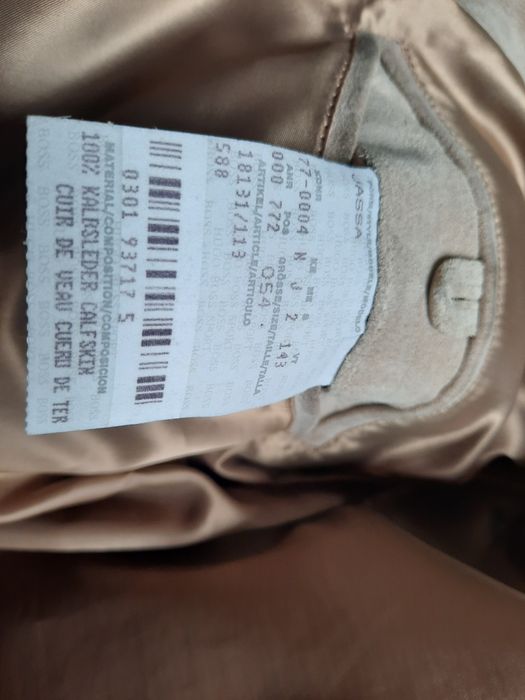 Vand geaca piele întoarsă Hugo Boss