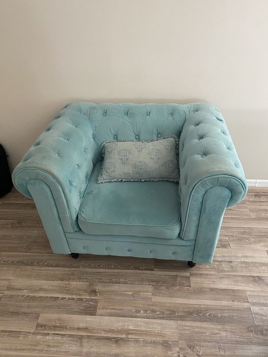 Canapea Chesterfield cu fotolii