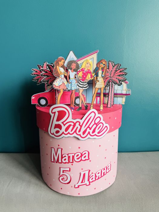 Картонена торта Барби Barbie