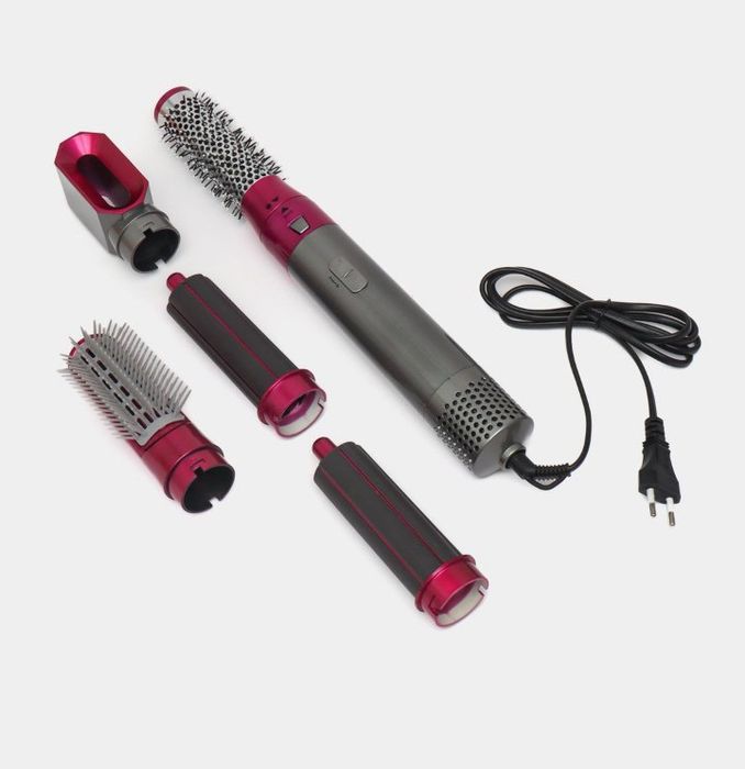 Фен - стайлер Дайсон, 5 в 1  в фиолетовом цвете