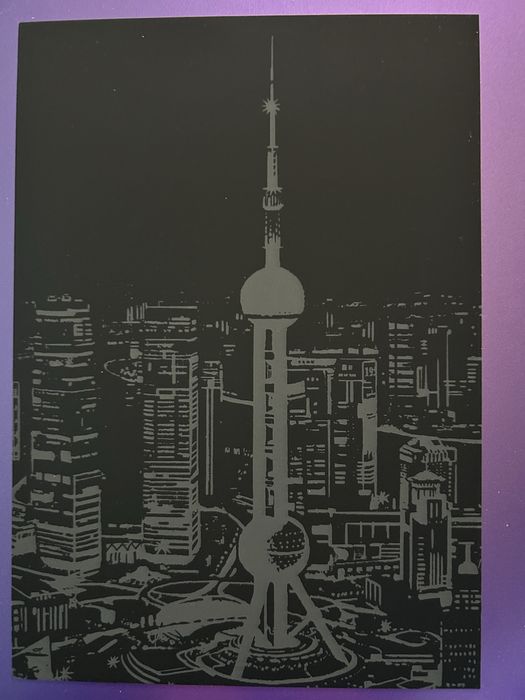 Скреч карта тип оцветяванка