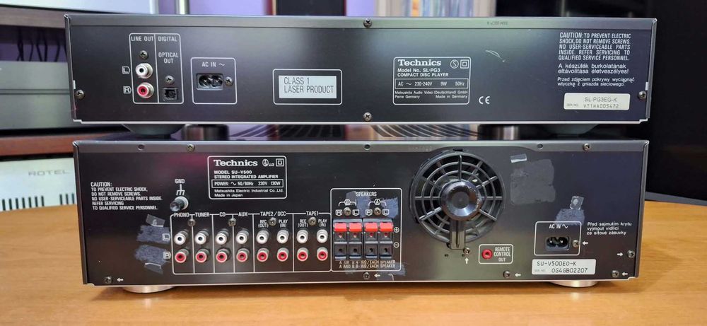 Amplificator Technics SU-V500 Cu Telecomanda + CD Technics SL-PG3