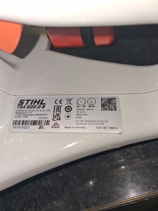 Vand masina de debitat STIHL TSA 500
