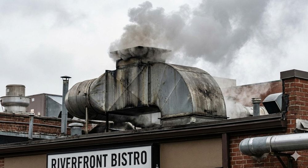Чистка вентиляции  от сажи и жира