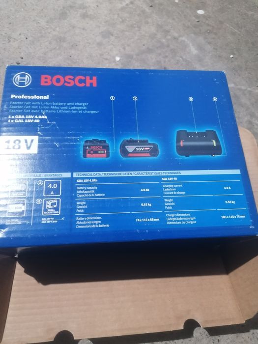 Set de pornire Bosch Professional (model 1600A01B9Z), nou în cutie