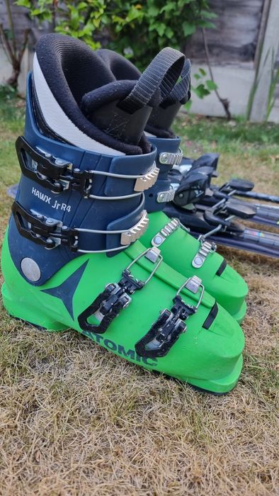 Детски ски  Salomon 130см , ски обувки Atomic 25.5
