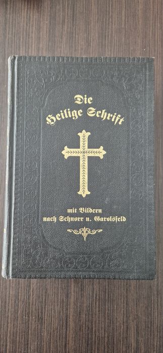 Biblia cu poze Die Heilige Schrift de Martin Luther King editia 1913