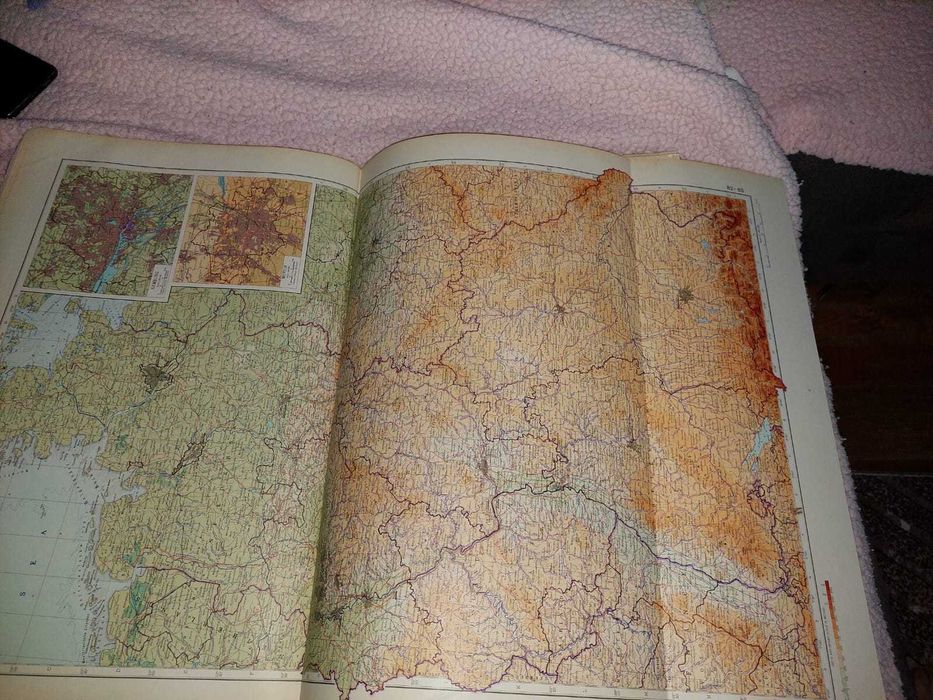 Atlasul lumii/The world atlas, Moscow,1967 !