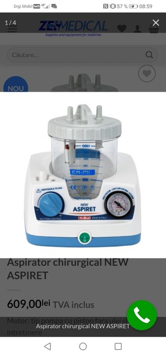 Aspirator secreții New aspiret