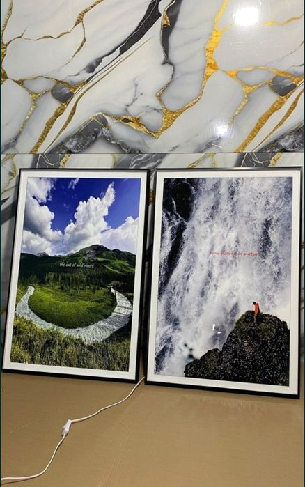 4x Светяющиеся картины