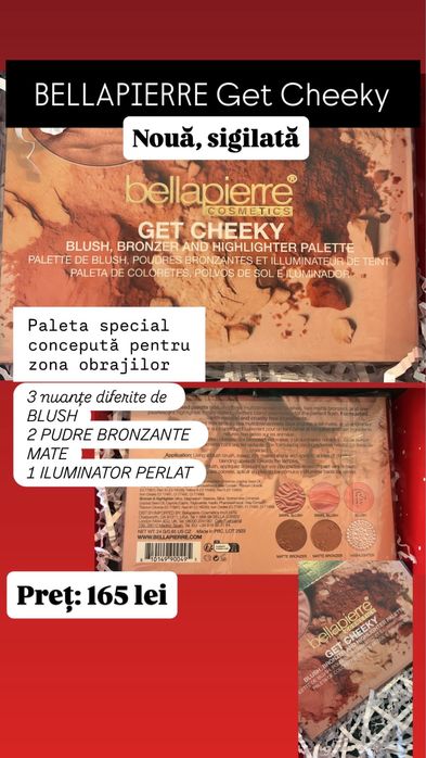 Bellapierre - Paleta GET CHEEKY