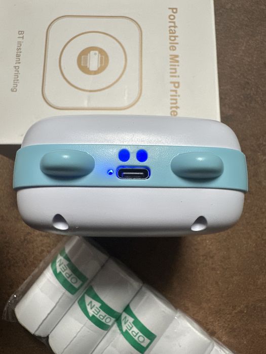 Mini imprimantă termică, bluetooth, 30 de metri de print