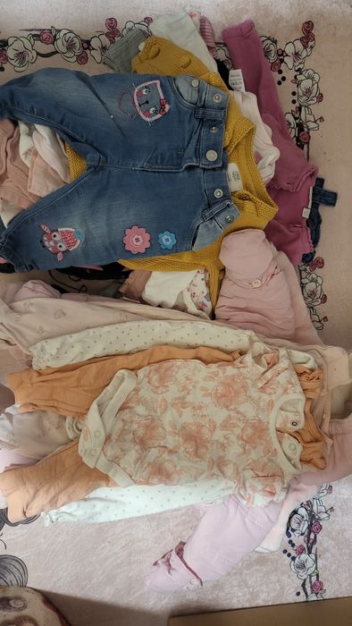 Детски дрешки нови и малко ползвани 0-7м