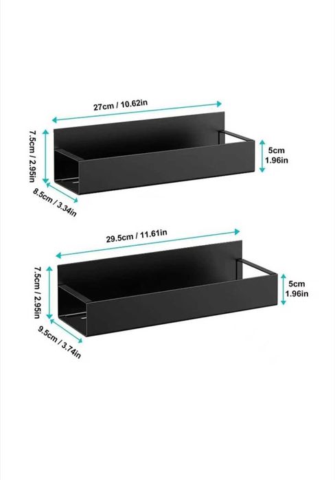 Комплект магнитни стелажи за подправки 2бр.