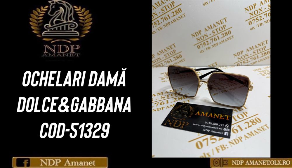 NDP Amanet Braila Ochelari Dama Dolce&Gabbana (51329)