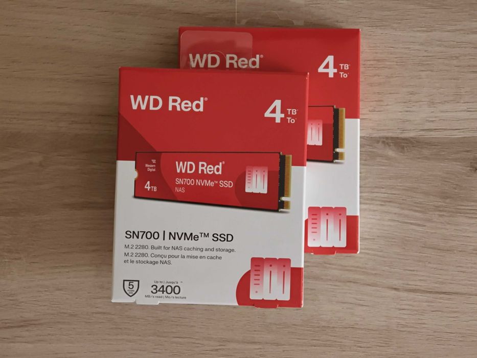 SSD WD RED SN700, 4TB, NVMe, M.2 - твърд диск НОВ Solid State Drive