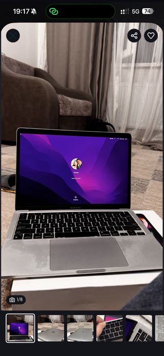 Macbook pro 2020, M1, 512