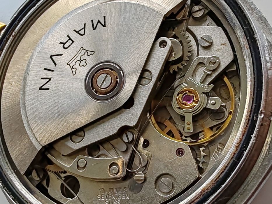 Ceas Marvin Automatic Chronograph Aur-Otel 41 mm