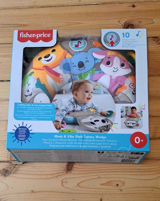 Бебешка възглавничка за седене по корем Fisher price/ tummy time pillow