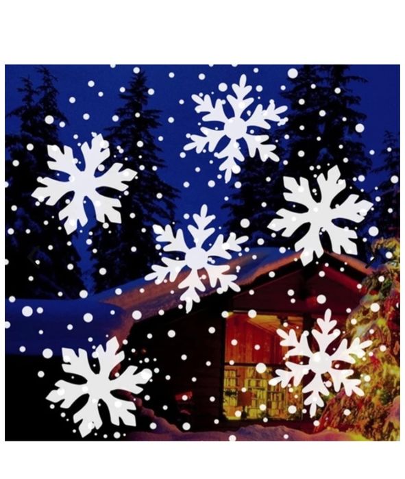 Proiector laser Led rotativ cu tematica de craciun LY