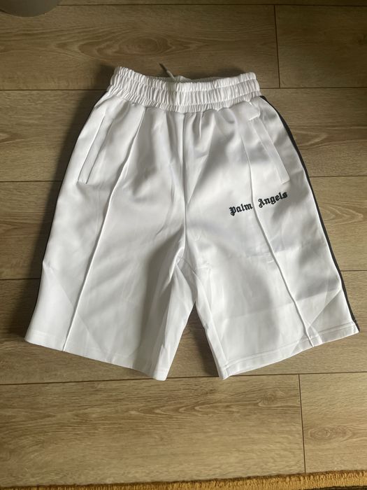 pantaloni scurti palm angels albi marimea M