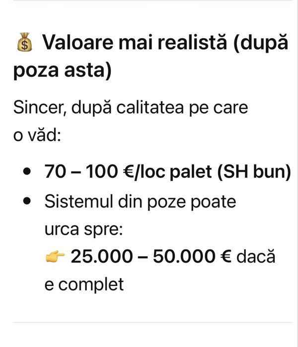 Rafturi industriale 5.7 metri