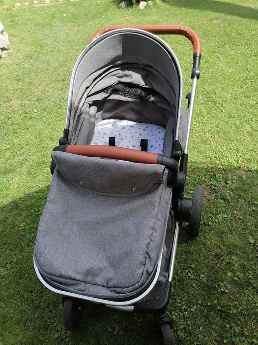 Бебешка количка Moni 3 in 1 с дъждобран