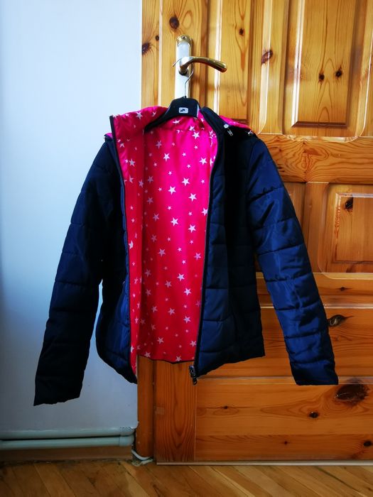 Яке пролет-есен с две лица за момиче и нов елек с качулка.