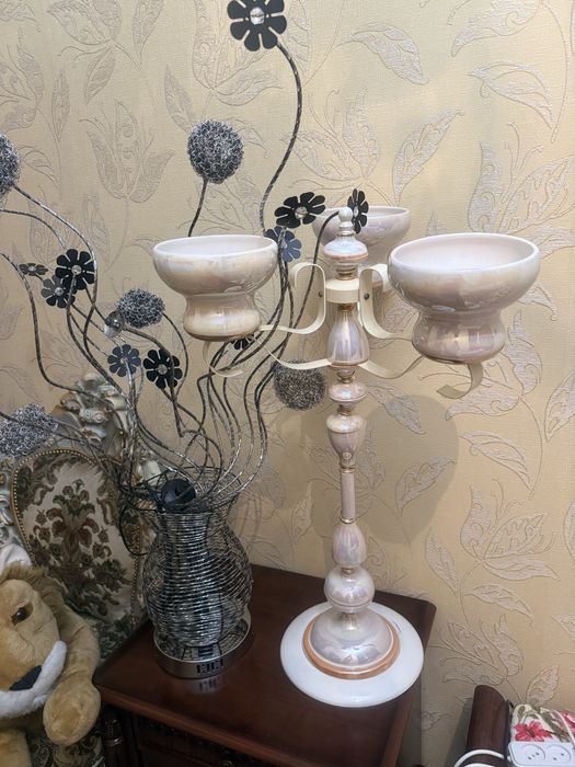 Продам светильник и подсвечник