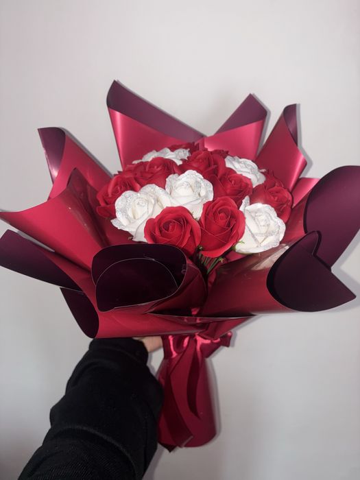 Buchete trandafiri de sapun