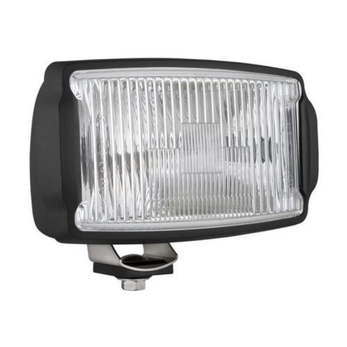 Proiector auto Wesem 12/24V rectangular bec H3 partea stanga/dreapta 220x123x120 mm sticla alba carcasa neagra, cu lumina de ceata, 1 buc