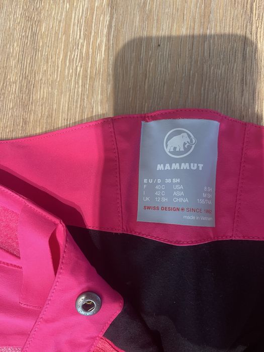 Pantaloni schi/snowboard pentru femei Mammut Stoney HS 20k- M(38 short)