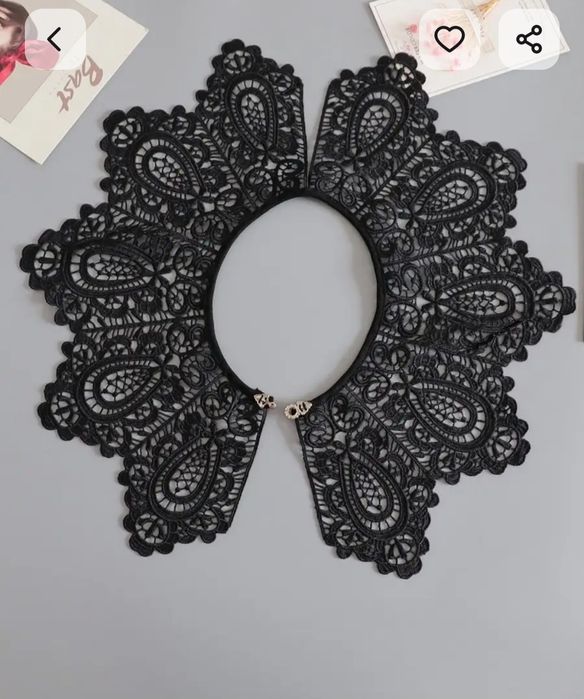 Воротничок ажурный