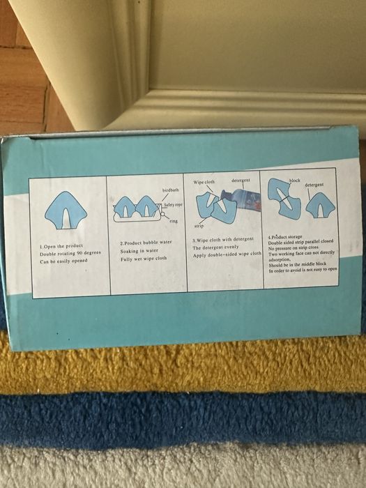 Уред за двустранно почистване на прозорец+преглед и тест