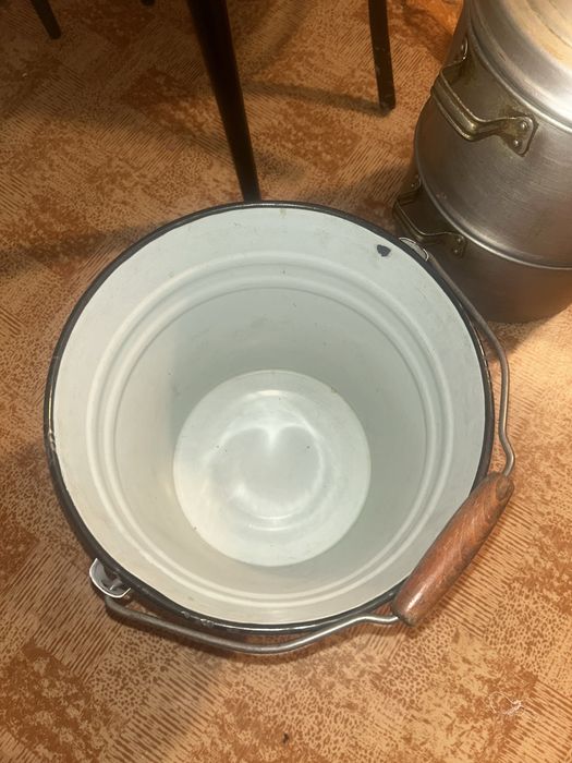 Ведро советкое эмалированное