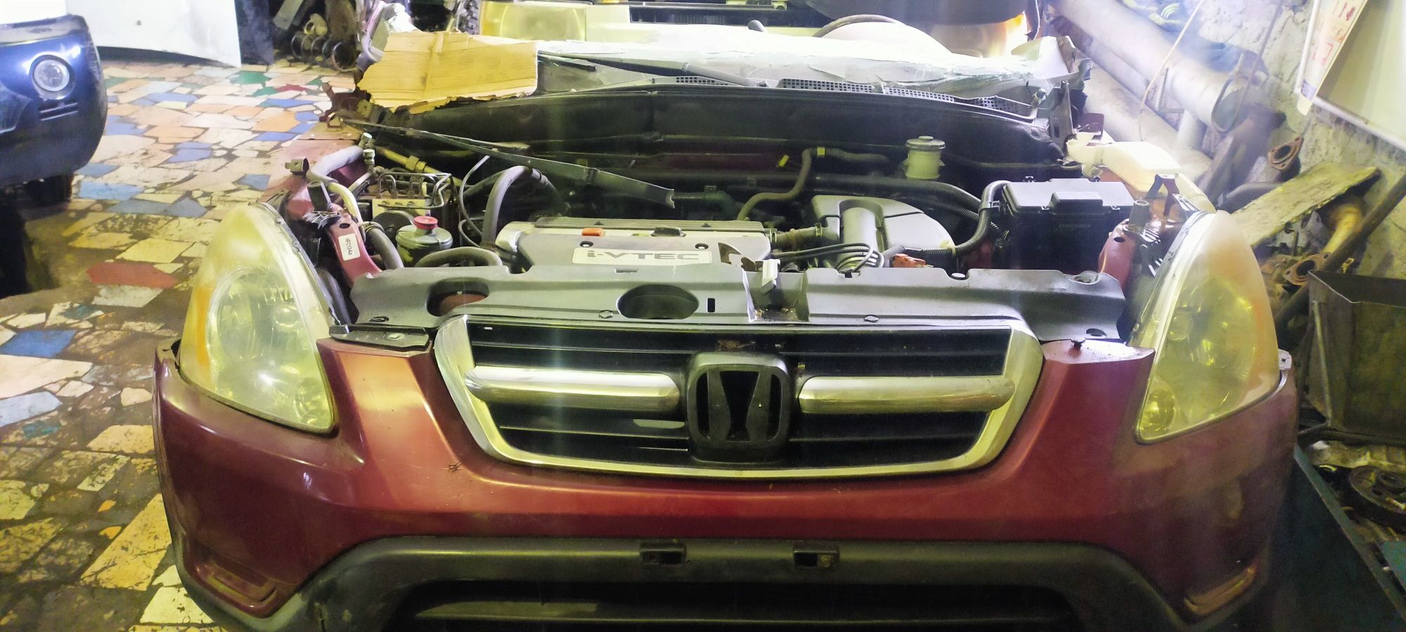 Разборка honda cr v