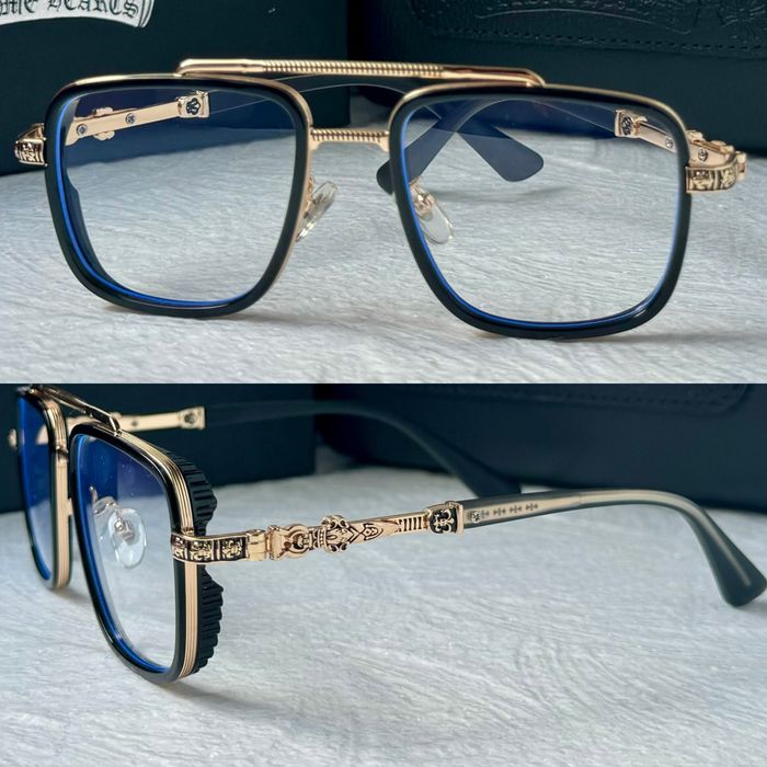 Очила за компютър Диоптрични рамки прозрачни слънчеви  chrome hearts