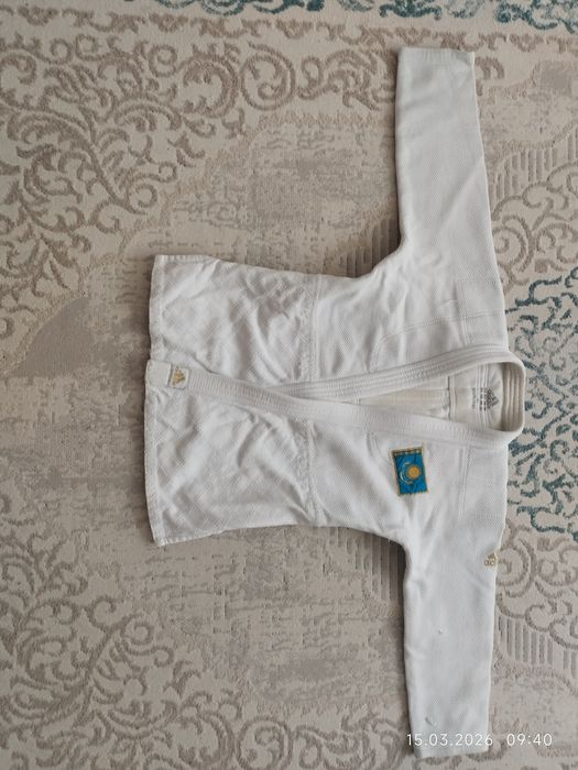 Кимоно 145см Адидас золотой